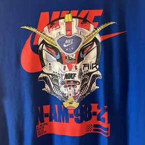 Dark blue short sleeved Nike N-AM-98-21 Shirt